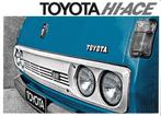 TOYOTA HI-ACE 1978, Boeken, Auto's | Folders en Tijdschriften, Ophalen of Verzenden, Zo goed als nieuw, Toyota