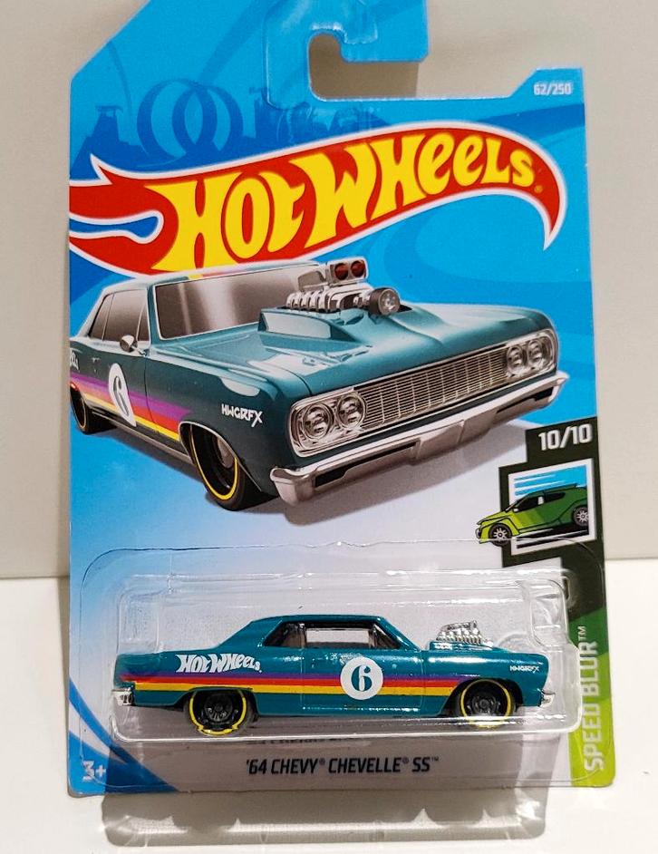 Hot Wheels '64 Chevy Chevelle SS Speed Blur (2017), Hobby & Loisirs créatifs, Voitures miniatures | Échelles Autre, Enlèvement ou Envoi