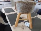 Kruikje met imitatie bont, Ophalen, Gebruikt, Hout