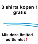 3 shirts kopen 1 gratis, Ophalen of Verzenden, Shirt