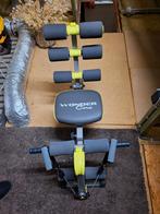 Pouwerbank fitness  gryze kleur  Bijhorende  dvd, Hobby en Vrije tijd, Vilt, Ophalen, Zo goed als nieuw