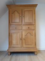 Massief eiken houten kast, Huis en Inrichting, Ophalen, 100 tot 150 cm, Eikenhout, Zo goed als nieuw