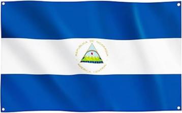 Vlag van Nicaragua | 91 x 152 cm | Nieuw beschikbaar voor biedingen