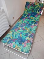 Chaise longue pour le jardin ou la terrasse, Enlèvement, Utilisé, Métal, Pliant