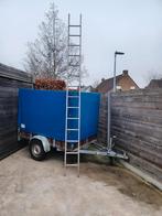 Ladder solide alu 14tr 3.75lang kelder zolder gaan pr25euro, Doe-het-zelf en Bouw, Ladders en Trappen, Ophalen, Ladder