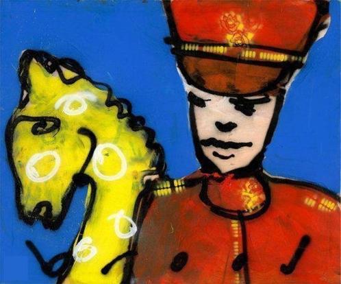 Herman Brood, 'De Huzaar', Antiek en Kunst, Kunst | Overige Kunst, Ophalen of Verzenden