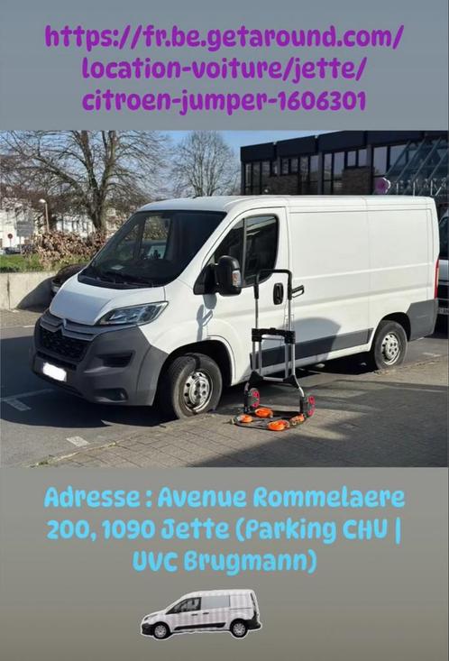 Autonome busverhuur 7/7 dagen 24/24 uur, Auto's, Citroën, Particulier, Jumper, Diesel, Euro 5, Overige carrosserie, Wit, Bruin
