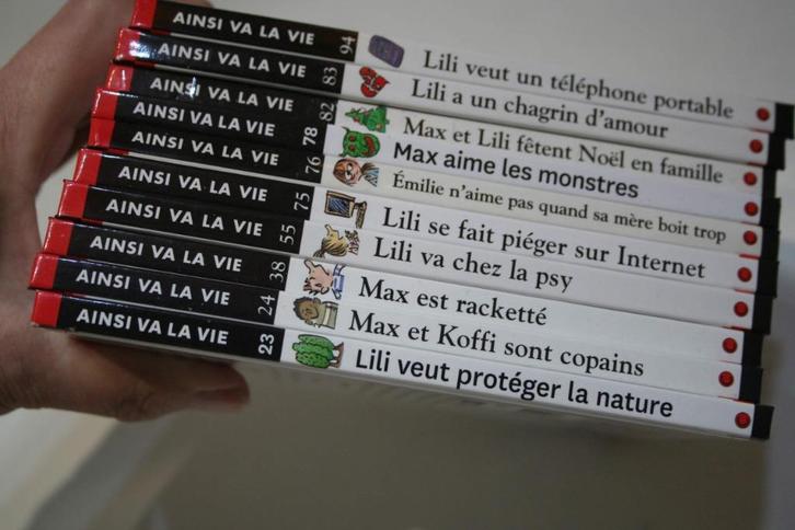 Pensez  St. Nicolas Max & Lili 23,24,38,55,75,76,78,82,83,94, Boeken, Kinderboeken | Kleuters, Zo goed als nieuw, 5 of 6 jaar