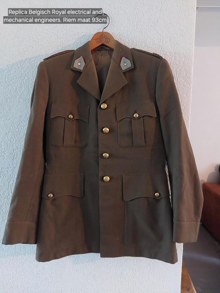 Belgisch leger kostuum R.E.M.E Replica, Verzamelen, Militaria | Algemeen, Ophalen of Verzenden