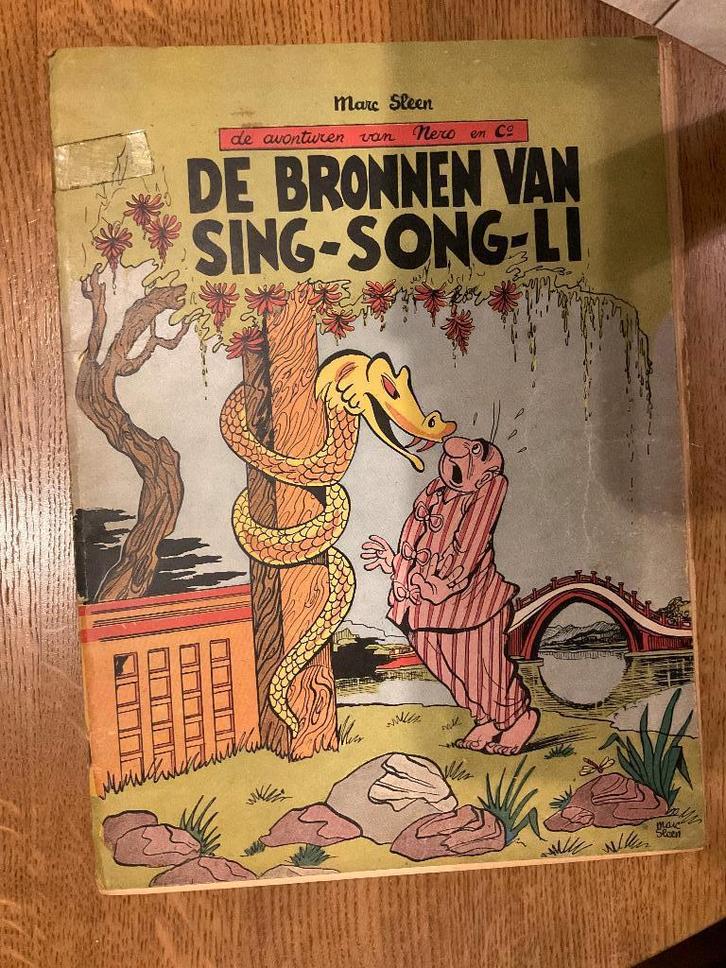 Strip Nero - De bronnen van Sing-Song-Li, Verzamelen, Stripfiguren, Verzenden