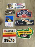 7 Stickers formule1, Verzamelen, Stickers, Auto of Motor, Ophalen of Verzenden, Zo goed als nieuw