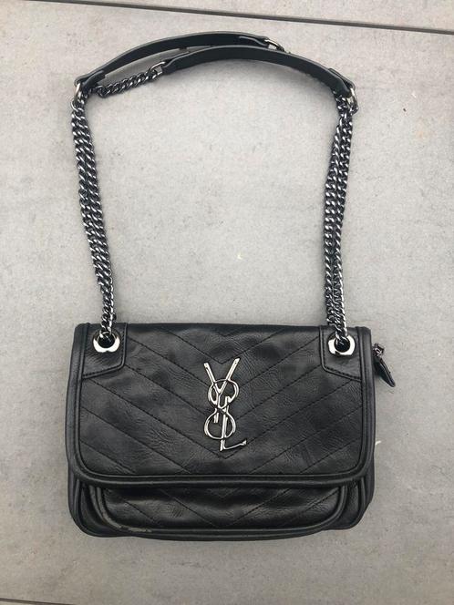 Handtas • mode • kunstleer, Handtassen en Accessoires, Tassen | Damestassen, Gebruikt, Handtas, Zwart, Ophalen