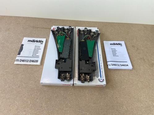 Mäkrlin H0 - Lot de 2 aiguillages digitalisés, Hobby & Loisirs créatifs, Trains miniatures | HO, Comme neuf, Rails, Märklin, Enlèvement ou Envoi