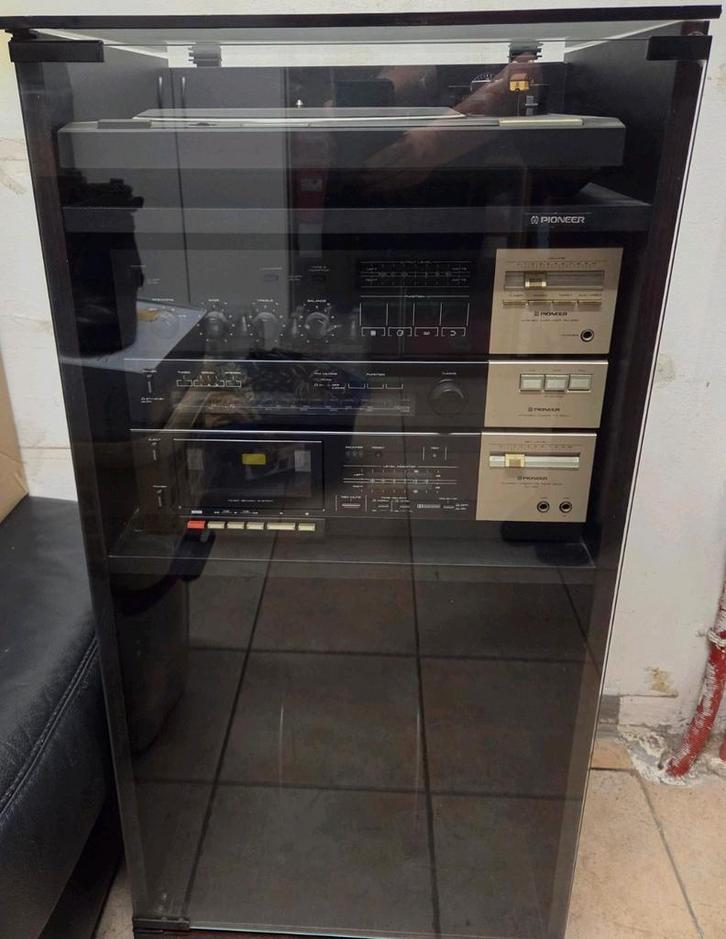 Vintage stereotoren Pioneer in perfecte staat, Audio, Tv en Foto, Stereoketens, Zo goed als nieuw, Cassettedeck, Speakers, Pioneer