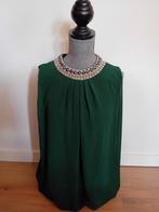 Groene blouse met kralen, Medium, Kleding | Dames, Gelegenheidskleding, Nieuw, Groen, Maat 38/40 (M), Ophalen of Verzenden