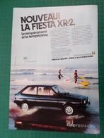 Ford Fiesta XR-2 - publicité papier - 1982, Collections, Marques & Objets publicitaires, Autres types, Utilisé, Enlèvement ou Envoi