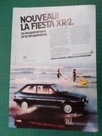 Ford Fiesta XR-2 - publicité papier - 1982, Ophalen of Verzenden, Gebruikt, Overige typen