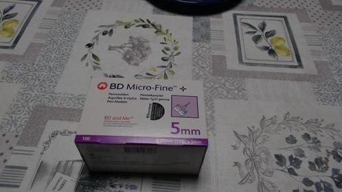 BD micro fine 5mm  100 stuks ( pennaalden) NIEUW  2 dozen, Divers, Matériel Infirmier, Neuf, Enlèvement ou Envoi