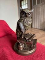 Beeldje uil met boeken, Antiek en Kunst, Ophalen