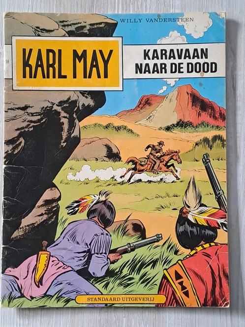 5 strips Karl May 58 - 59 - 63 - 68 - 75 eerste druk, Livres, BD, Enlèvement ou Envoi