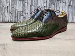Floris van Bommel groene serpent herenschoenen - Mt 42,5, Overige kleuren, Verzenden, Floris van Bommel, Zo goed als nieuw