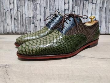 Floris van Bommel groene serpent herenschoenen - Mt 42,5 beschikbaar voor biedingen