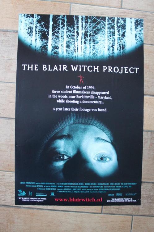 filmaffiche The Blair Witch Project 1999 filmposter, Collections, Posters & Affiches, Comme neuf, Cinéma et TV, A1 jusqu'à A3