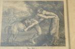 Franse gravure 'Milon le Crotoniate' coll. Duc d'Orleans, Antiek en Kunst, Ophalen of Verzenden