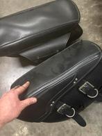 Siuzuki Vl1500 intruder leder tassen met chrome beugels, Motoren, Ophalen of Verzenden, Gebruikt
