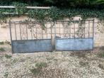 Portes de portail en acier – style classique à relooker !, Tuin en Terras, Tuinpoorten, Ophalen, Gebruikt, Staal, 100 tot 150 cm