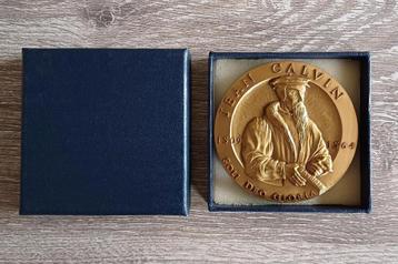 Bronzen Medaille - Jean Calvin - 500 jaar Nicolas Salagnac beschikbaar voor biedingen
