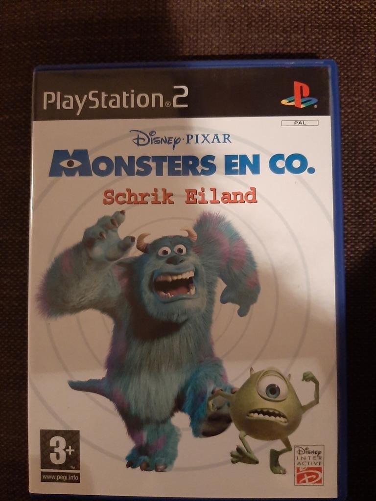 PS2 Monsters en Co - Schrik eiland (compleet), Games en Spelcomputers, Games | Sony PlayStation 2, Zo goed als nieuw, Ophalen of Verzenden