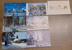 7 postkaarten: sneeuwlandschappen, Enlèvement ou Envoi, Affranchie, Saisons