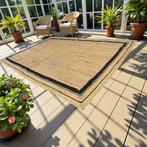 XL bohemian jutten tapijt / vloerkleed, Huis en Inrichting, Ophalen of Verzenden, Gebruikt