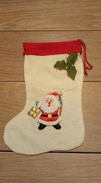 Chaussette de Noël crème, Enlèvement ou Envoi, Comme neuf, Décoration