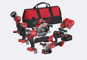 Milwaukee Accu 6-pack M18 FPP6E3-502B + Milwaukee Trolley beschikbaar voor biedingen