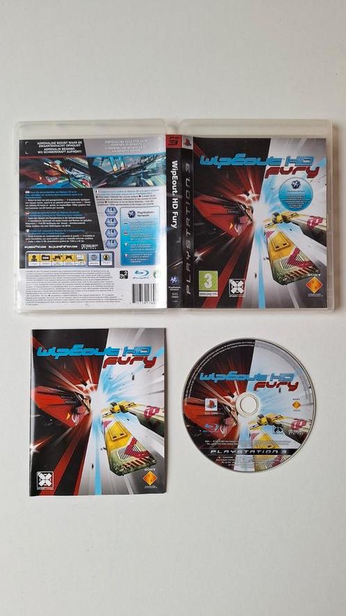 Wipeout HD Fury PS3 compleet, Games en Spelcomputers, Games | Sony PlayStation 3, Gebruikt, Racen en Vliegen, 3 spelers of meer