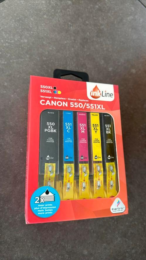 Ink Line Canon 550XL/551XL Cartridges - Nieuw, Computers en Software, Printerbenodigdheden, Nieuw, Cartridge, Ophalen of Verzenden