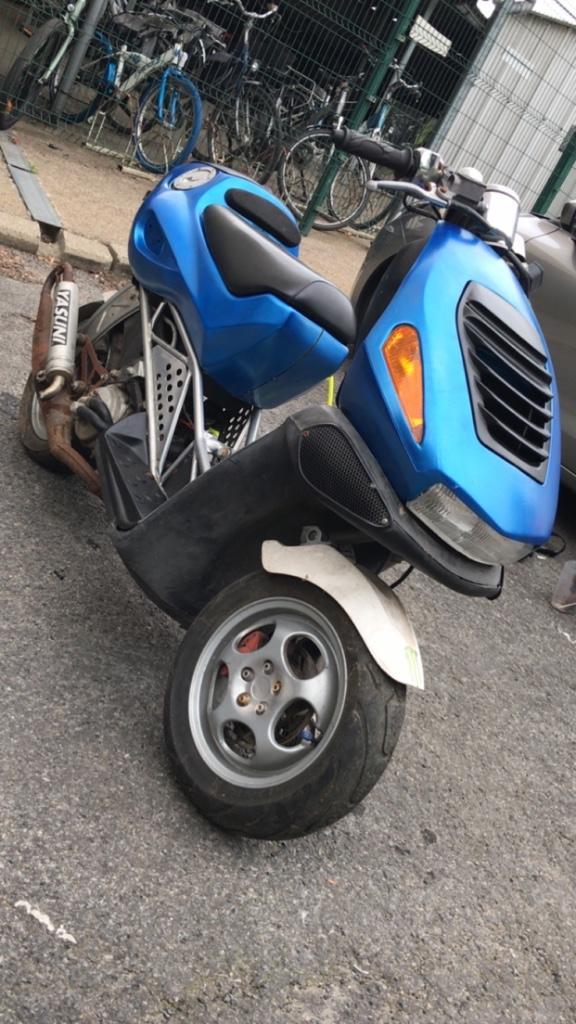 Italjet dragster, Fietsen en Brommers, Brommeronderdelen | Algemeen, Gebruikt, Uitlaat, Ophalen