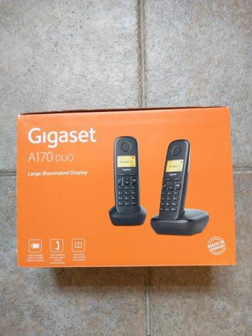 Gigaset A170 duo - 2 telefoons - zwart beschikbaar voor biedingen