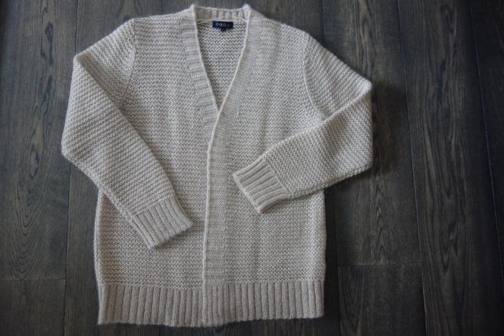 Gilet ouvert sable "CAROLL" Envoi compris, Kleding | Dames, Truien en Vesten, Nieuw, Verzenden