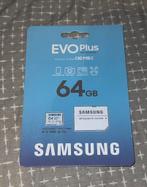 Samsung geheugenkaart EVO Plus 64GB, TV, Hi-fi & Vidéo, Photo | Cartes mémoire, Comme neuf, Samsung, 64 GB, Enlèvement ou Envoi