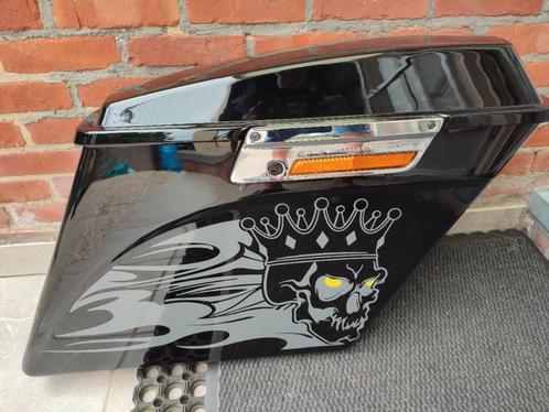 Harde zijkoffers stretched Harley TOURING 97 – 13, Motoren, Onderdelen | Harley-Davidson, Gebruikt, Ophalen