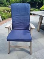 tuinstoelen, Tuin en Terras, Tuinstoelen, Ophalen, Gebruikt, Teakhout, Verstelbaar