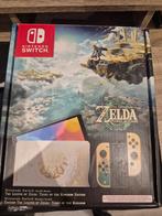Nintendo switch oled zelda limited edition + 3 games en case, Games en Spelcomputers, Ophalen, Switch OLED