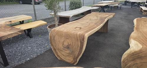 Boomstamtafels, waterfall, eyecatchers op elke maat tot 5m, Huis en Inrichting, Tafels | Eettafels, Zo goed als nieuw, Ophalen of Verzenden