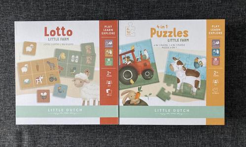 Little dutch lotto & 4 puzzels, Kinderen en Baby's, Speelgoed | Houten speelgoed, Ophalen of Verzenden