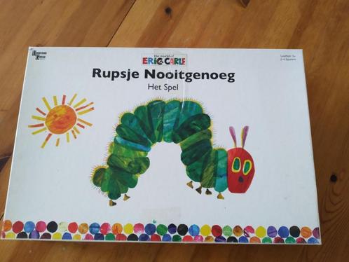 Rupsje Nooitgenoeg "het spel - +3 jaar, Hobby en Vrije tijd, Gezelschapsspellen | Bordspellen, Zo goed als nieuw, Drie of vier spelers