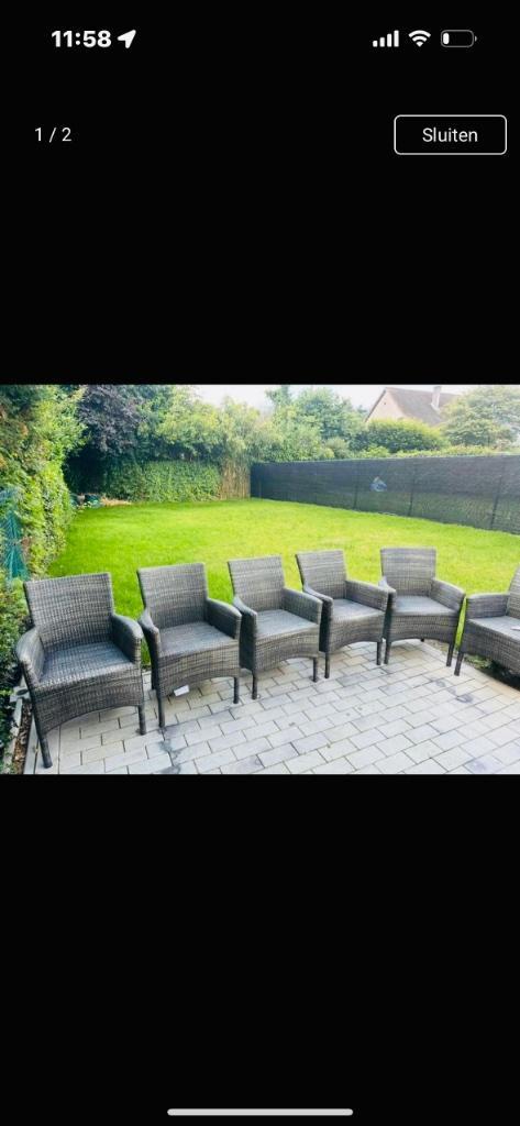 Tuinstoelen, Tuin en Terras, Tuinstoelen, Nieuw, Wicker, Ophalen