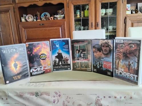 Verschillende Thriller Video^s  VHS (6), Cd's en Dvd's, VHS | Film, Ophalen
